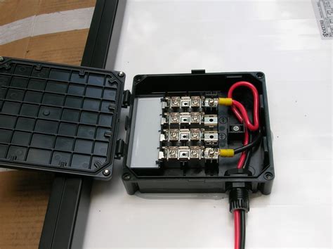 array junction box design|solar panel junction box replacement.